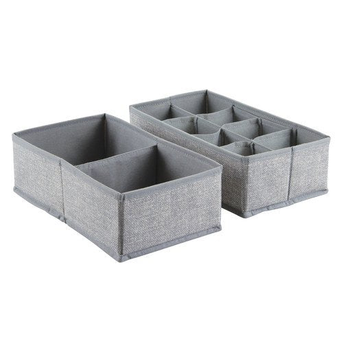 Aldo Drawer Organizer 10s (Set of 2) Gray