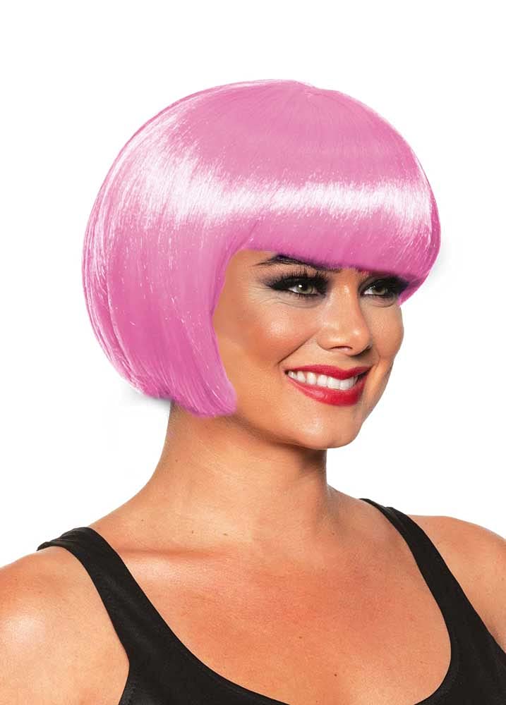 Bob-cut-Bubble Gum Pink