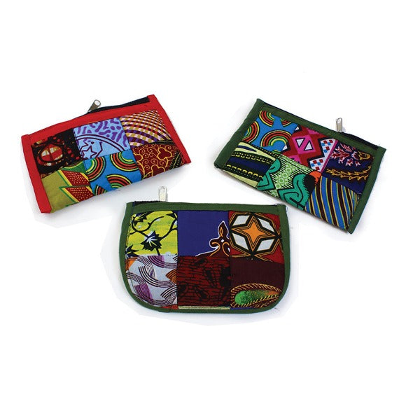 Quilted Kitenge Cloth Coin Purse