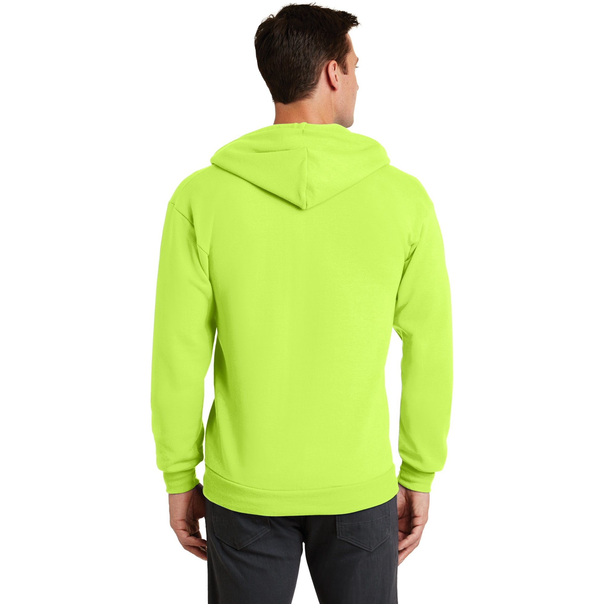 Zip Front Hoodie W/ Thermal Li Neon Yellow