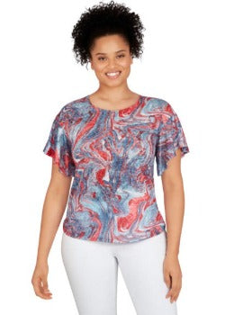 Blouse Azure Multi - Ruby Rd