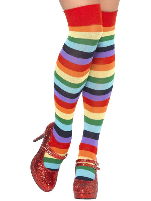 Clown Socks, Long.Multi - Coloured