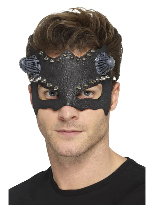 Devil Studded Eyemask,Black