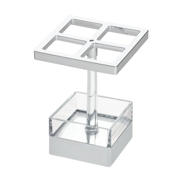 Clarity Toothbrush Stand Clear/Chrome