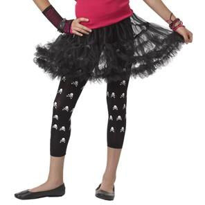 Skulls Ruffled pettiskirt