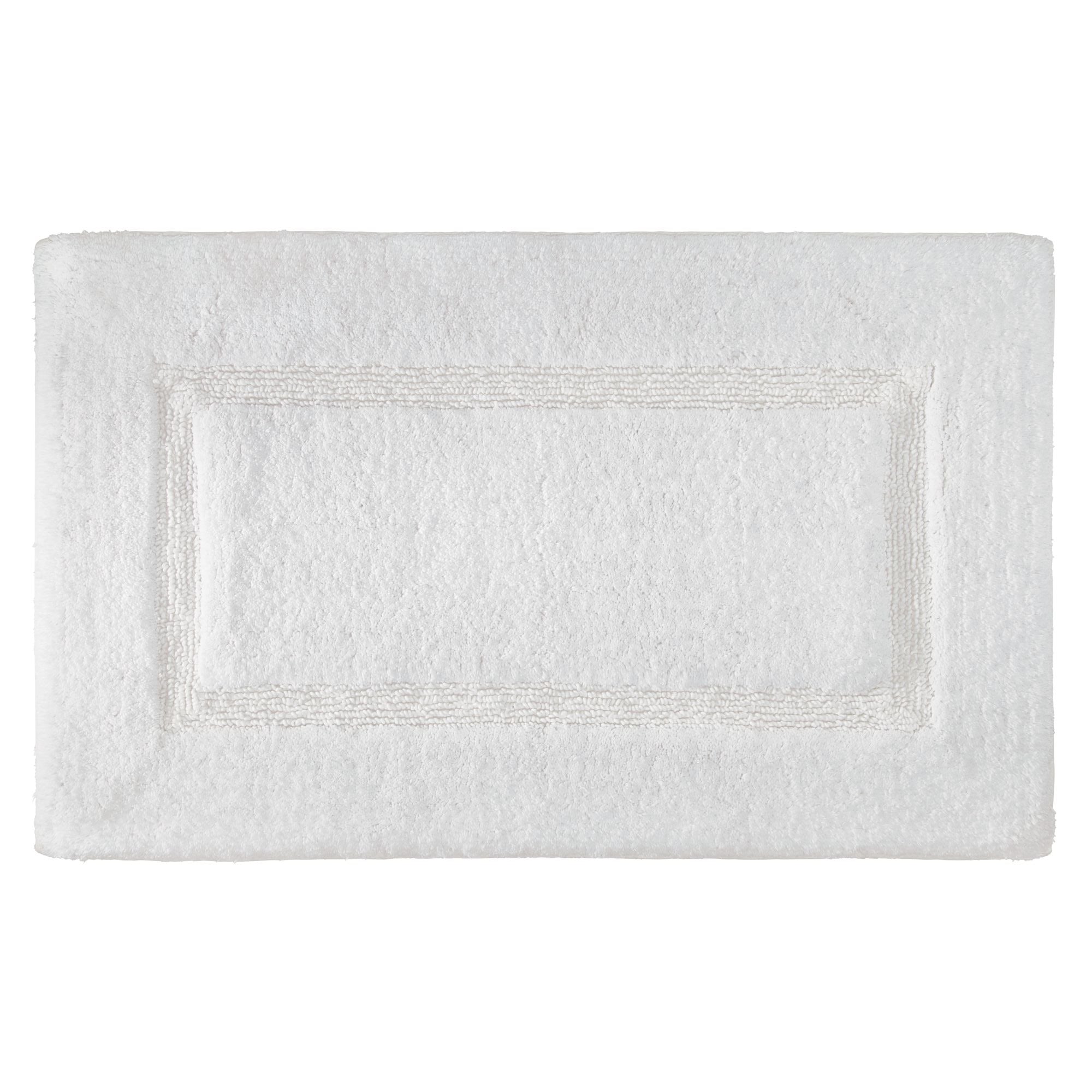 Alfombra decorativa blanca 34" X 21"