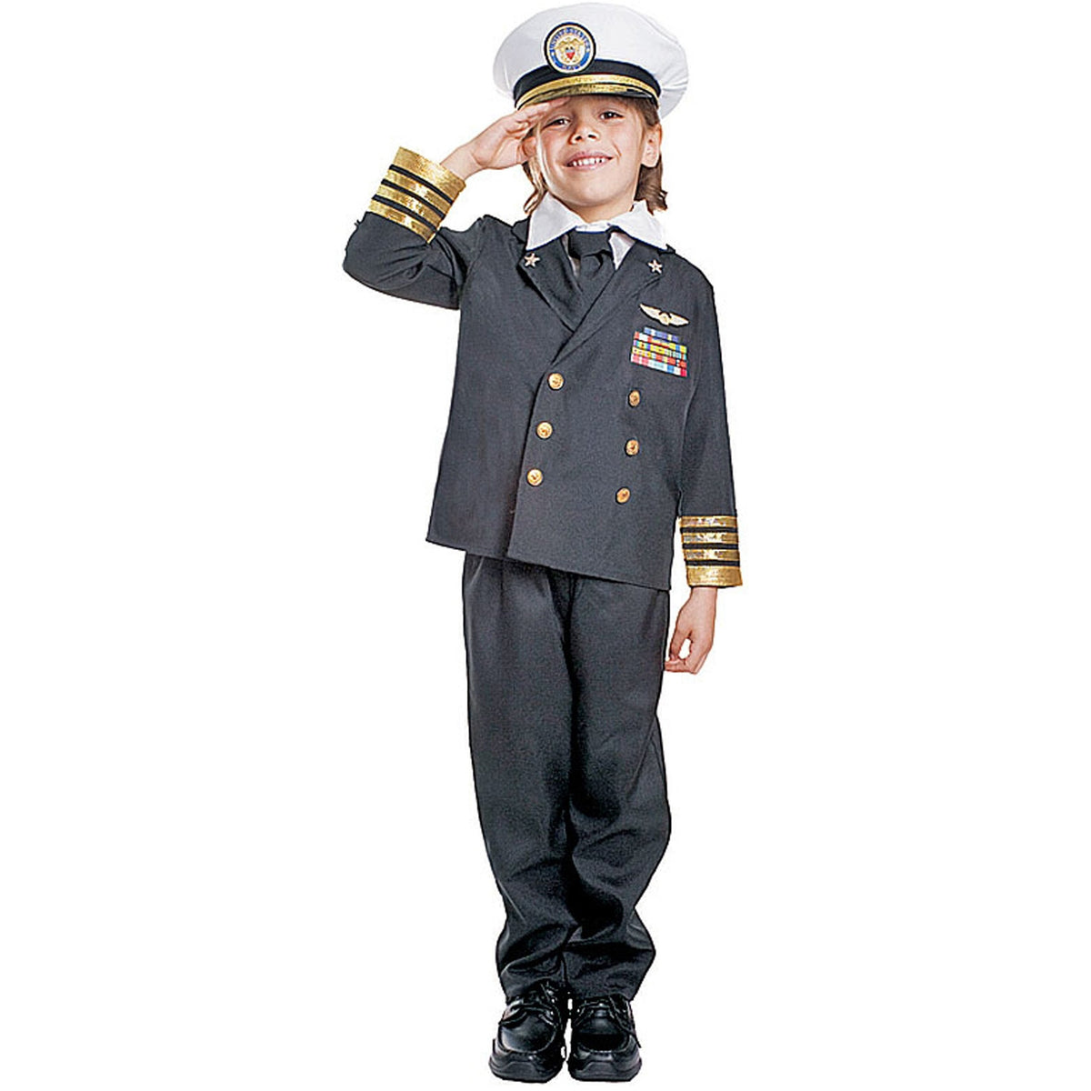 Mens Admiral Of The Fleet Adult Costume Male Chest Size 44