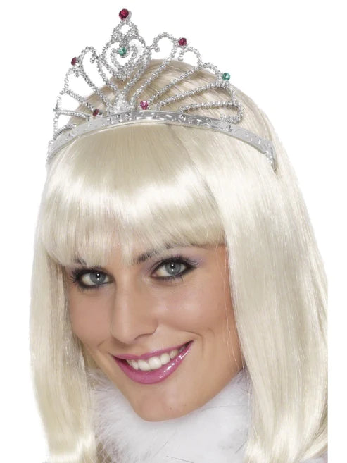 Fan Design Tiara,Silver