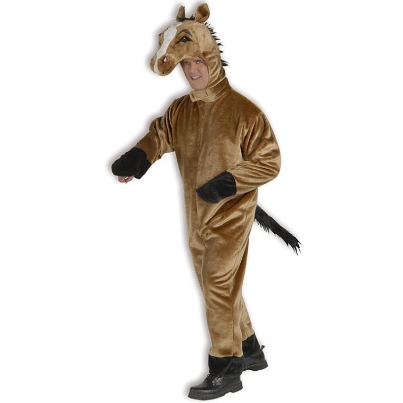 Deluxe Plush Brown Horse Costume