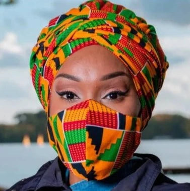 African Print Protective Face Mask