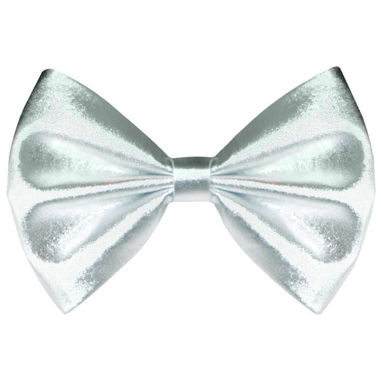 Silver Bow Tie