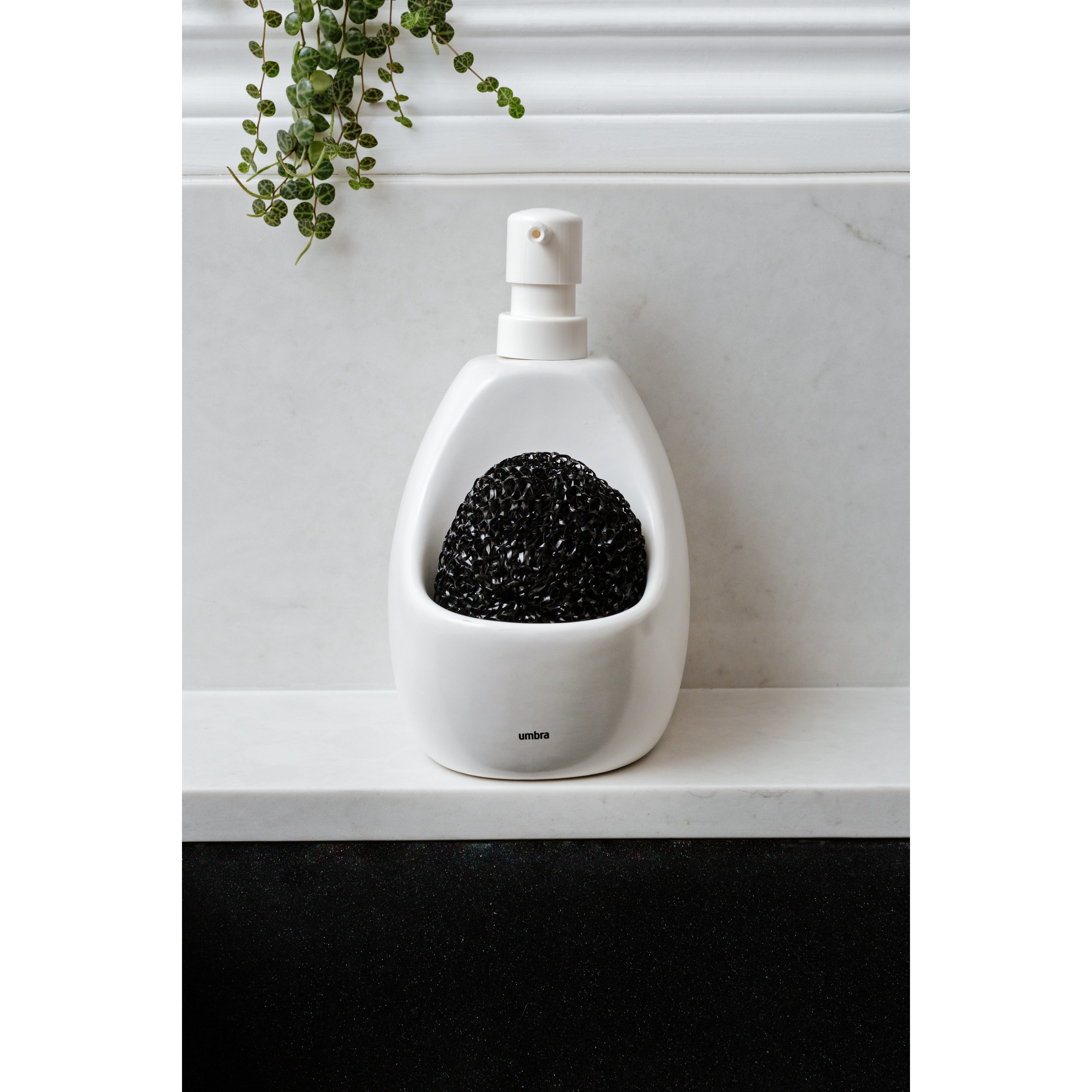 Joey Soap Pump & Scrubby White