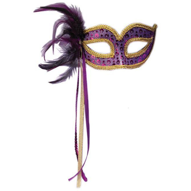 Venetian mask of purple