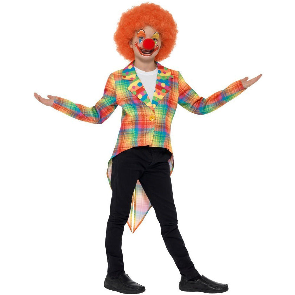 NEON TARTAN CLOWN TAILCOAT