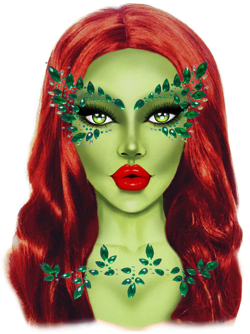 Poison Adhesive Face Jewels Stickers