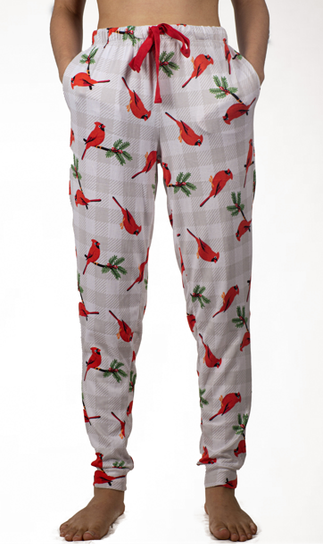 Hacci Lounge pant Grey w birds