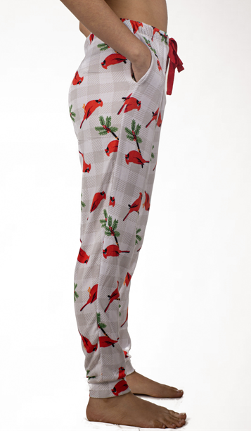 Hacci Lounge pant Grey w birds