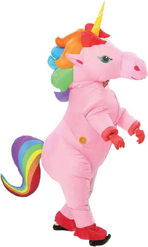 Pink Unicorn In Flatable OSFA-ADULT
