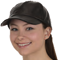 Faux Leather Cap