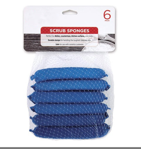 BASICS SET OF 6 SCRUBBERS
