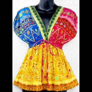 Nissa's Patchwork Cotton Top