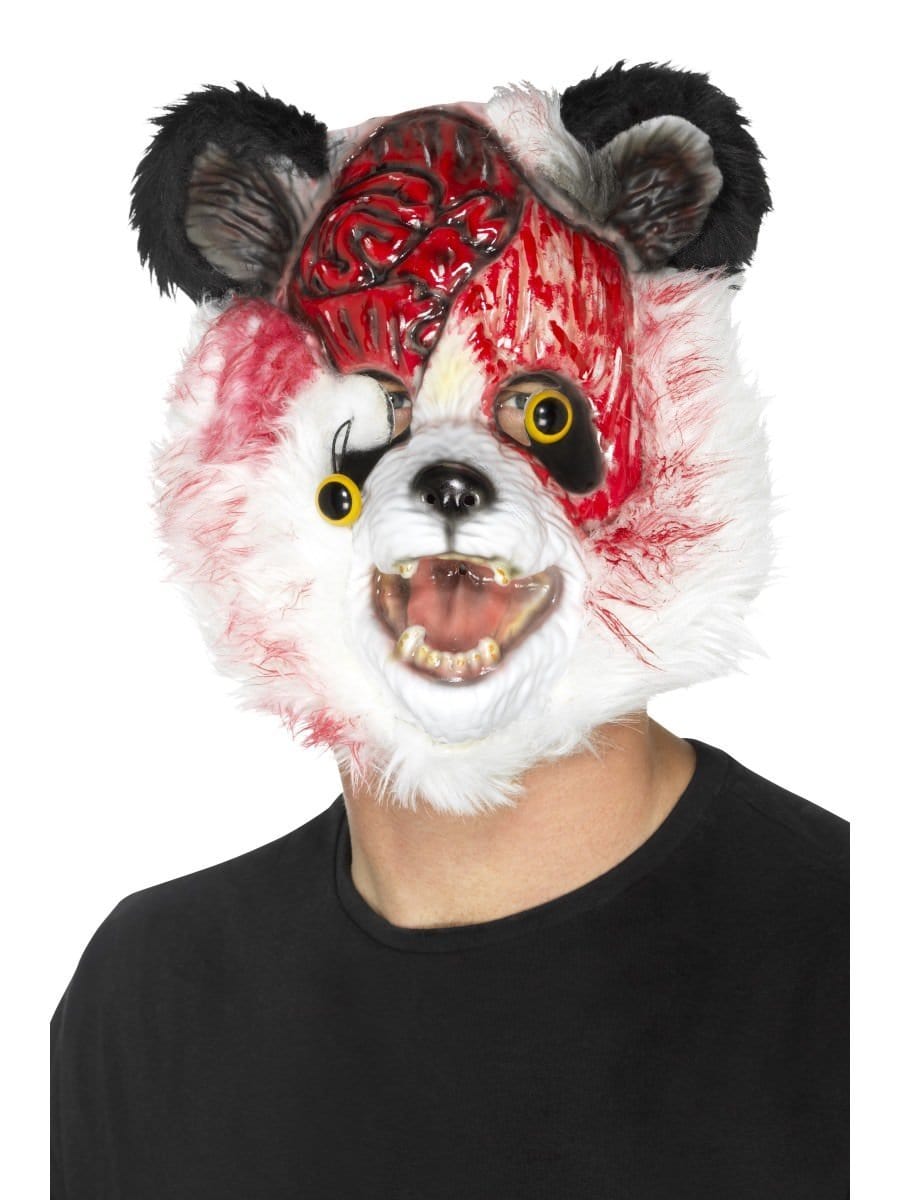 ZOOMBIE PANDA MASK BLACK & WHITE