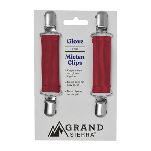 MITTEN CLIPS | GRAND SIERRA GLOVES RED