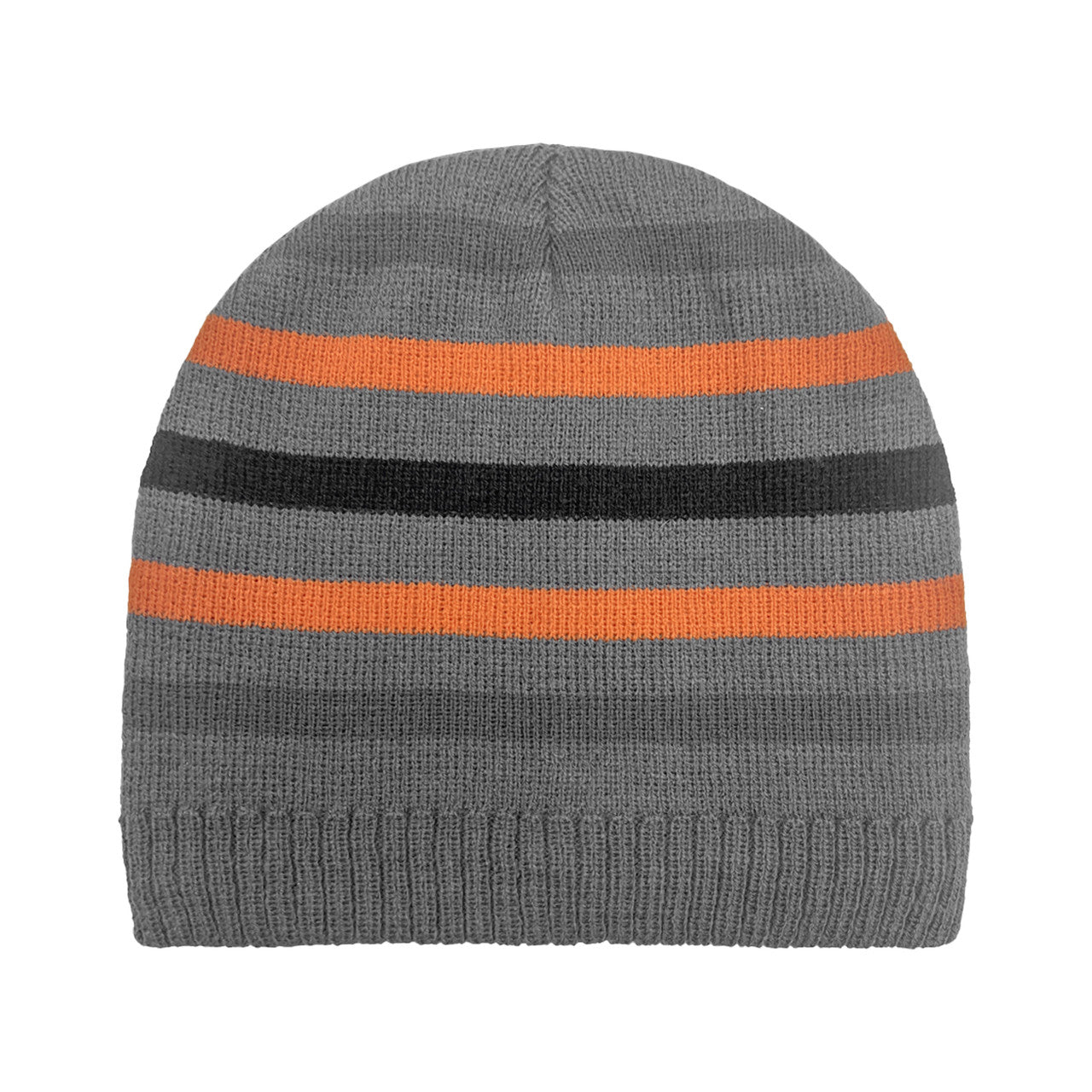 FLEECE LINED ACRYLIC STRIPE BEANIE