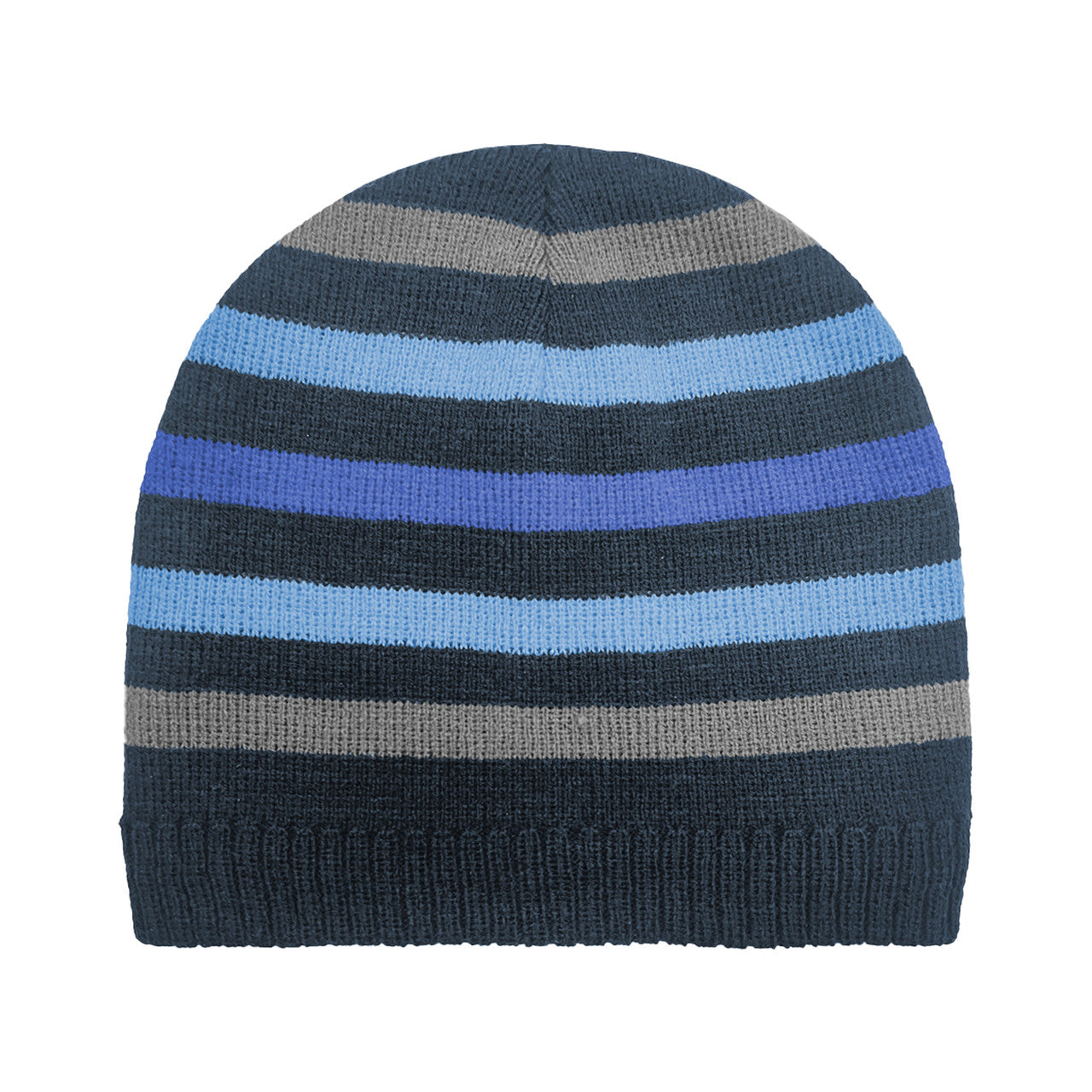 FLEECE LINED ACRYLIC STRIPE BEANIE