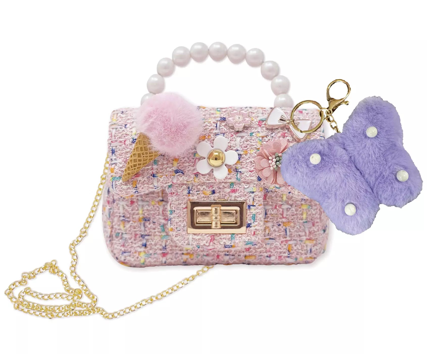 Tiny Mini Crossbody Bag, Flower Dream