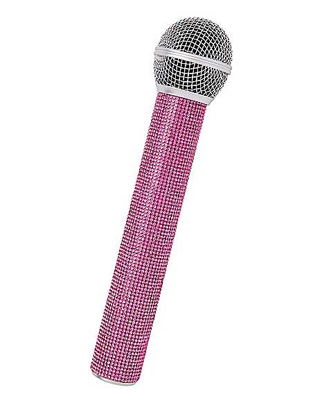 Microphone Rhinestone 9in Party / Costume Age 8+ Pink