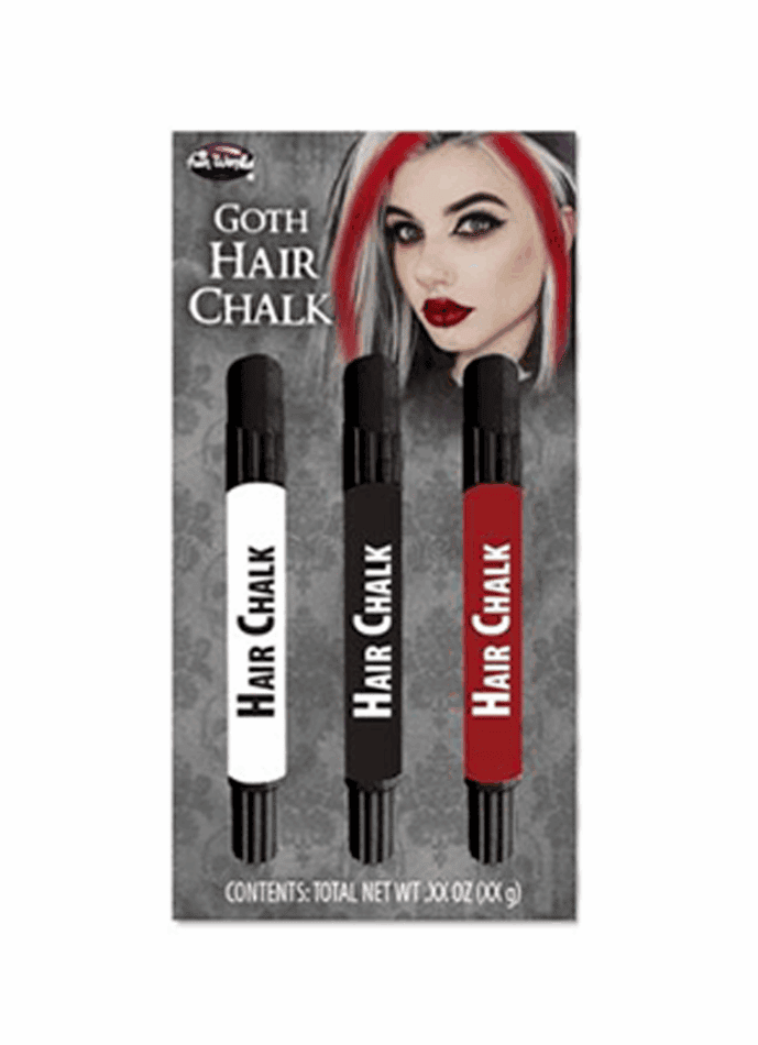 Hair Chalk Goth