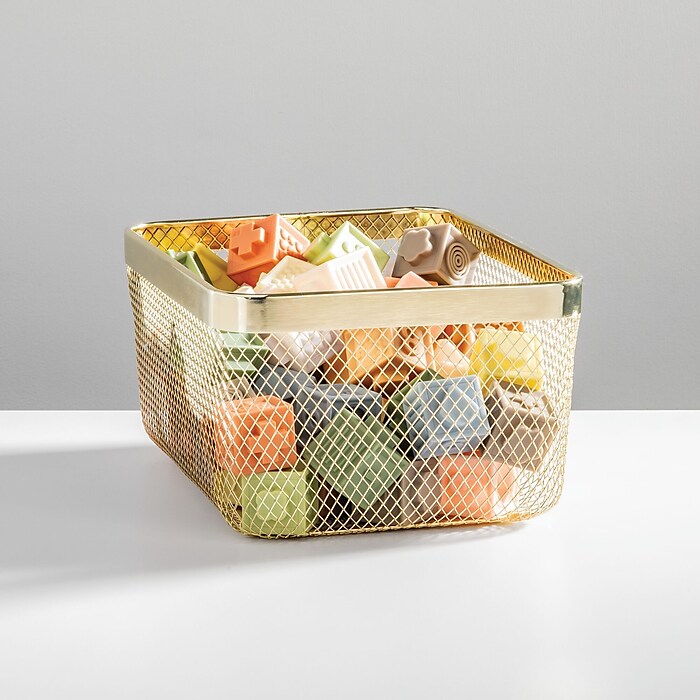 Basket Brass 12 x 9 x 6