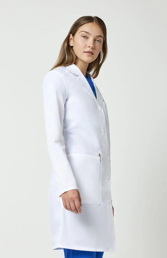 37" Lab Coat White