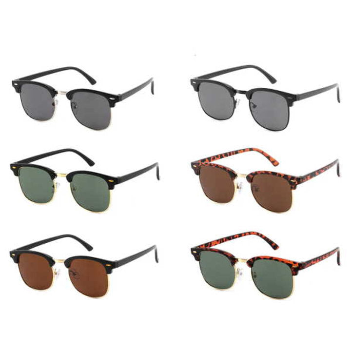 SOHO CLASSIC STYLE RETRO SUNGLASSES 6 DIFFERENT COLOR VARIATIONS
