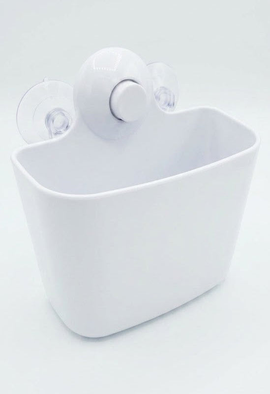 Cade Push Lock Suction Basket White