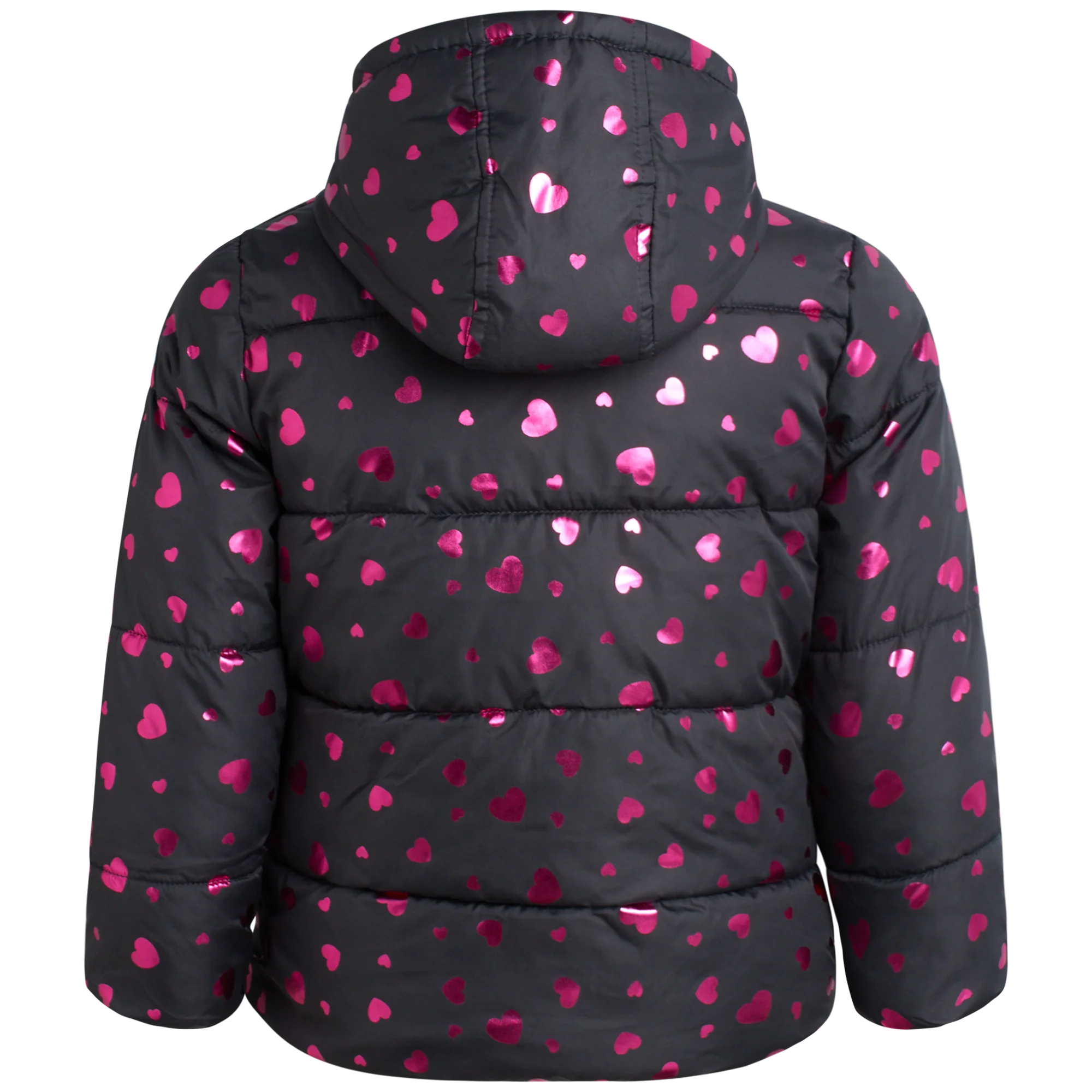 Foil Heart Snowsuit Ebony