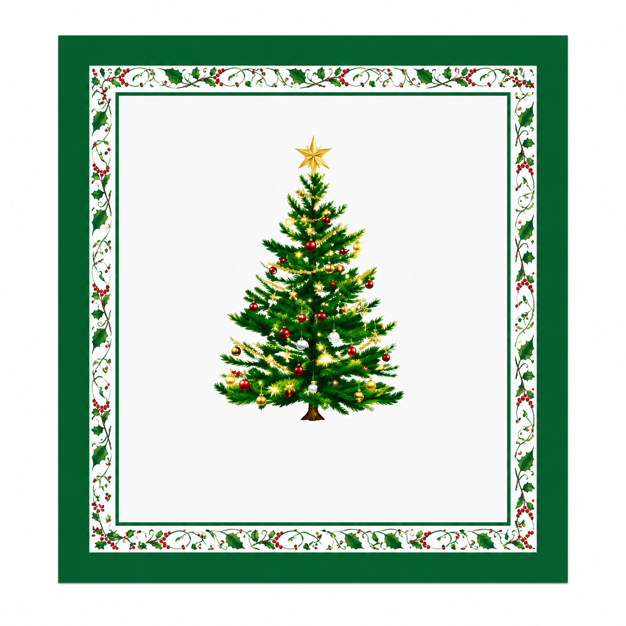 Cocktail Napkin Home for the Holidays 5" 3-ply