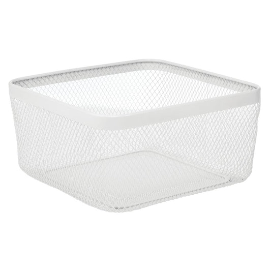 Basket White  12 x 12 x 6