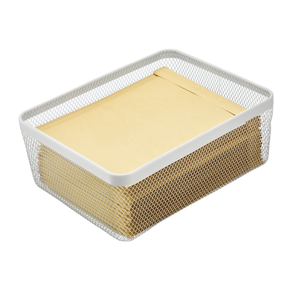 Basket White 16 x 12 x 6