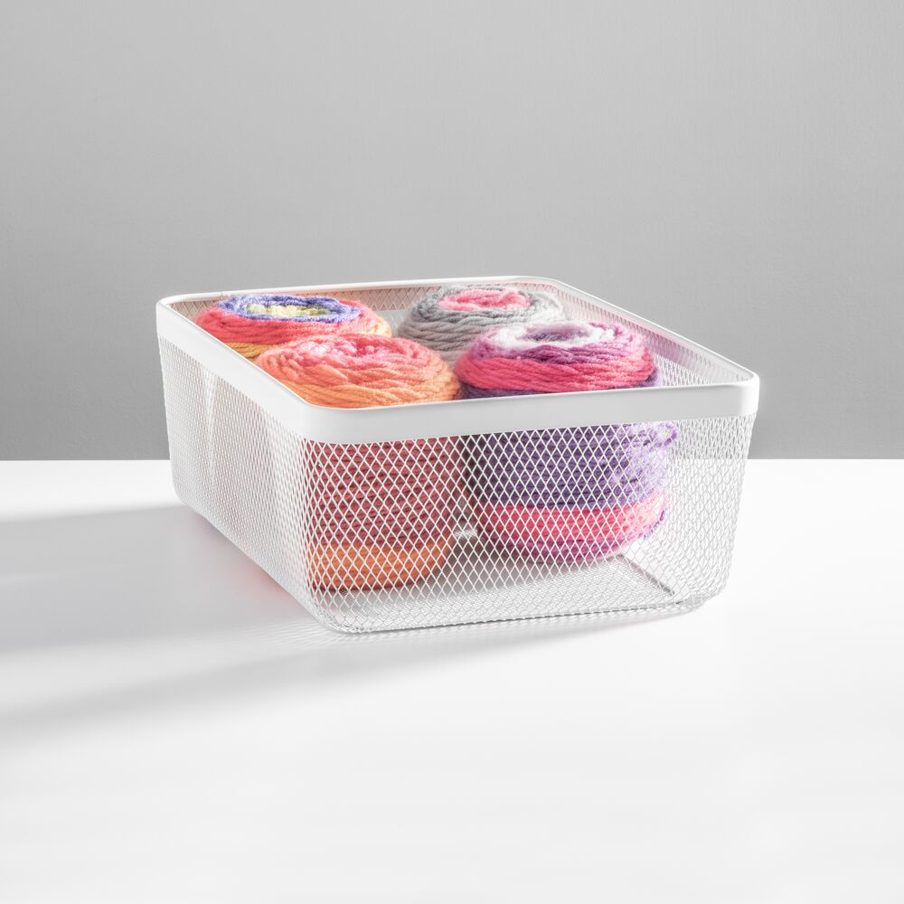 Basket White 16 x 12 x 6