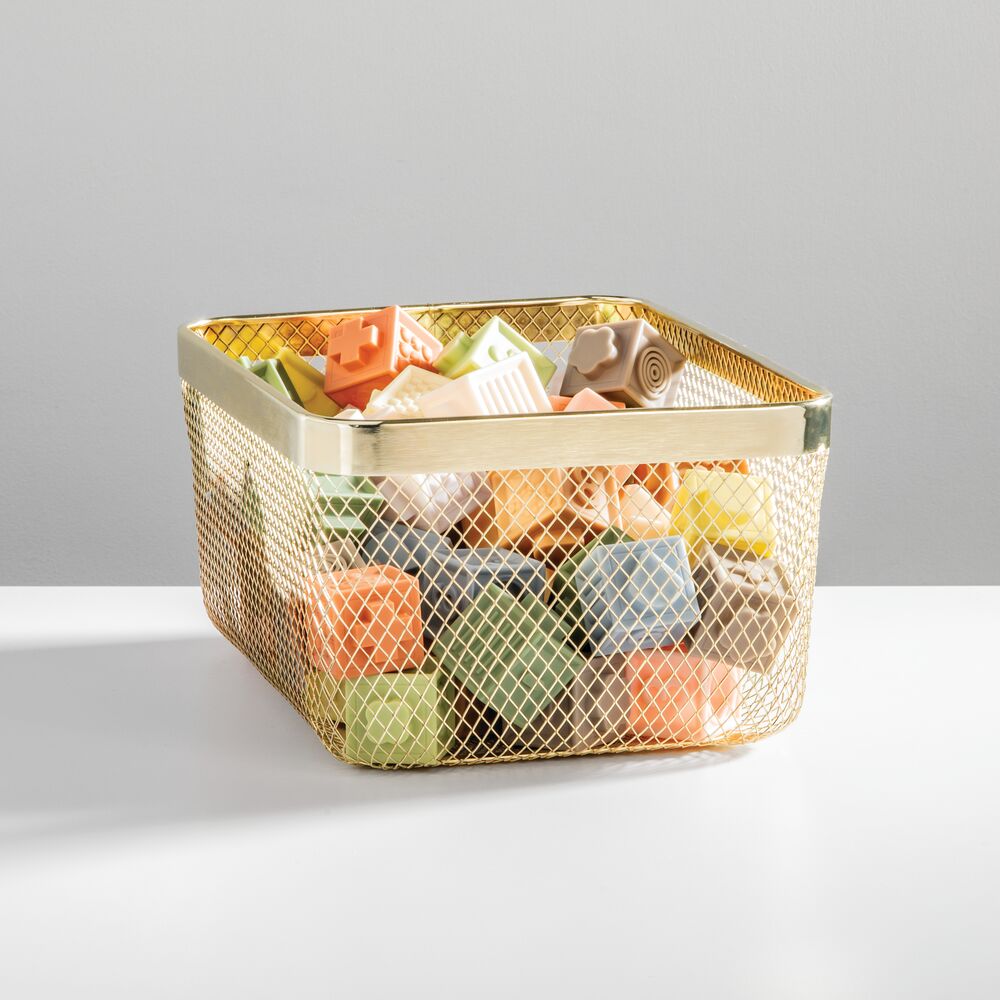 Basket Brass 12 x 9 x 6