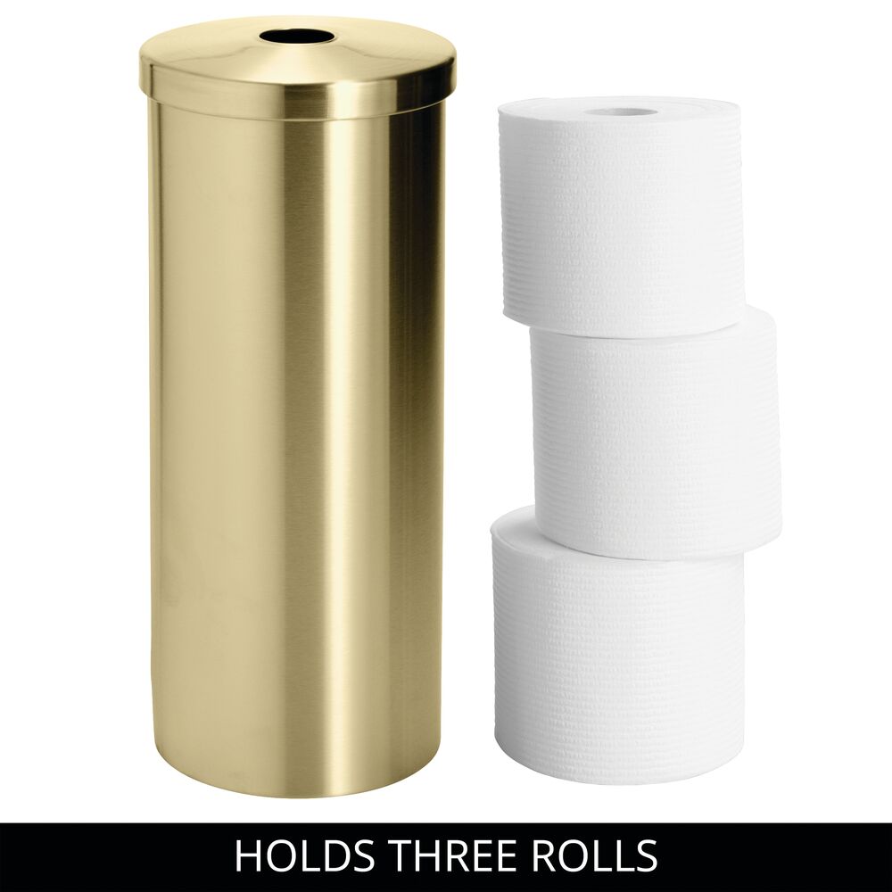 Patton Round Toilet Paper Roll  Brass