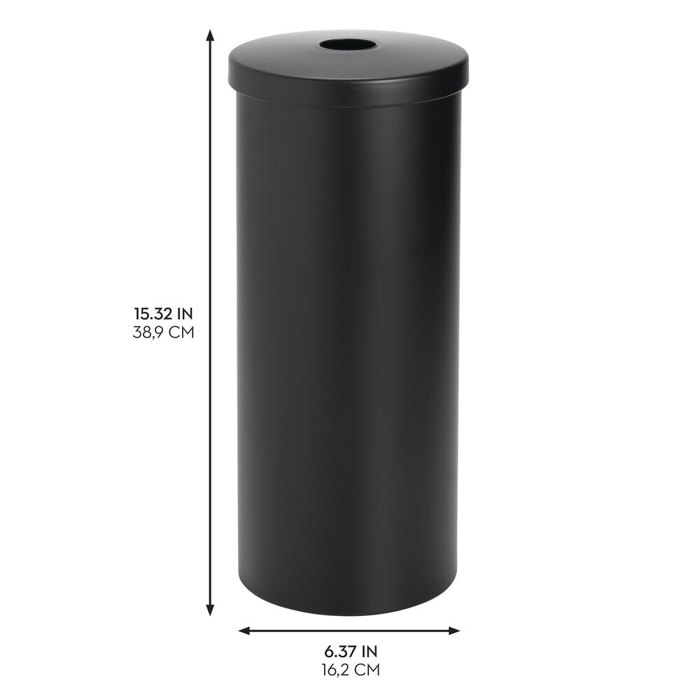 Patton Round Toilet Paper Roll Black