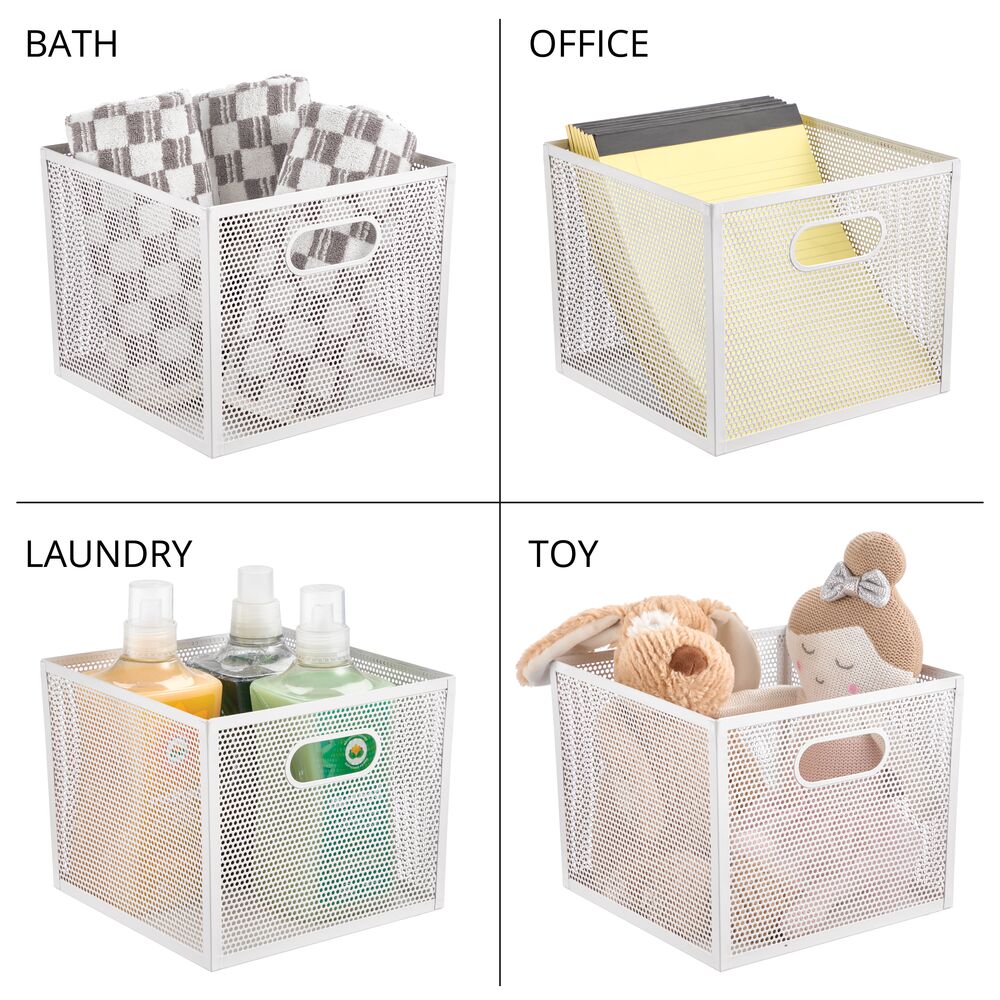 10 x 10 x 8  Bin Matte White