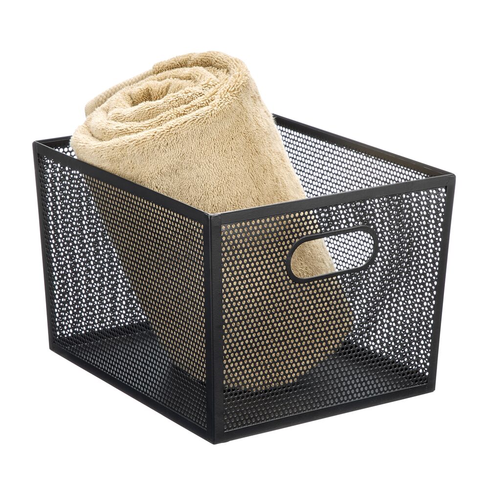 12x10x8  Bin Black