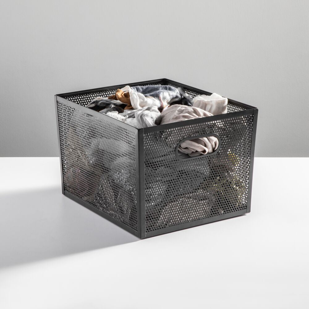 12x10x8  Bin Black