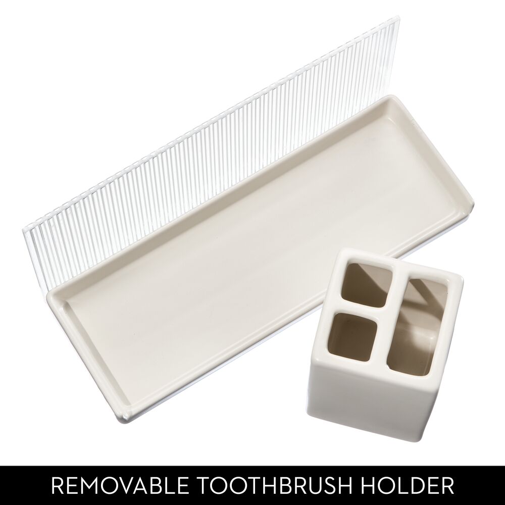Fluted  Shield Toothbrush Tray