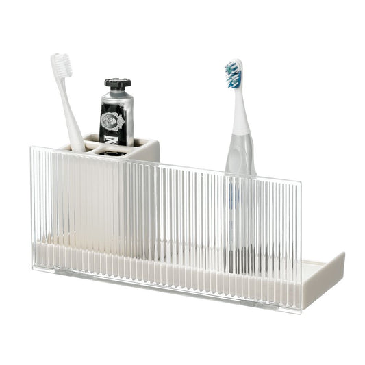Fluted  Shield Toothbrush Tray