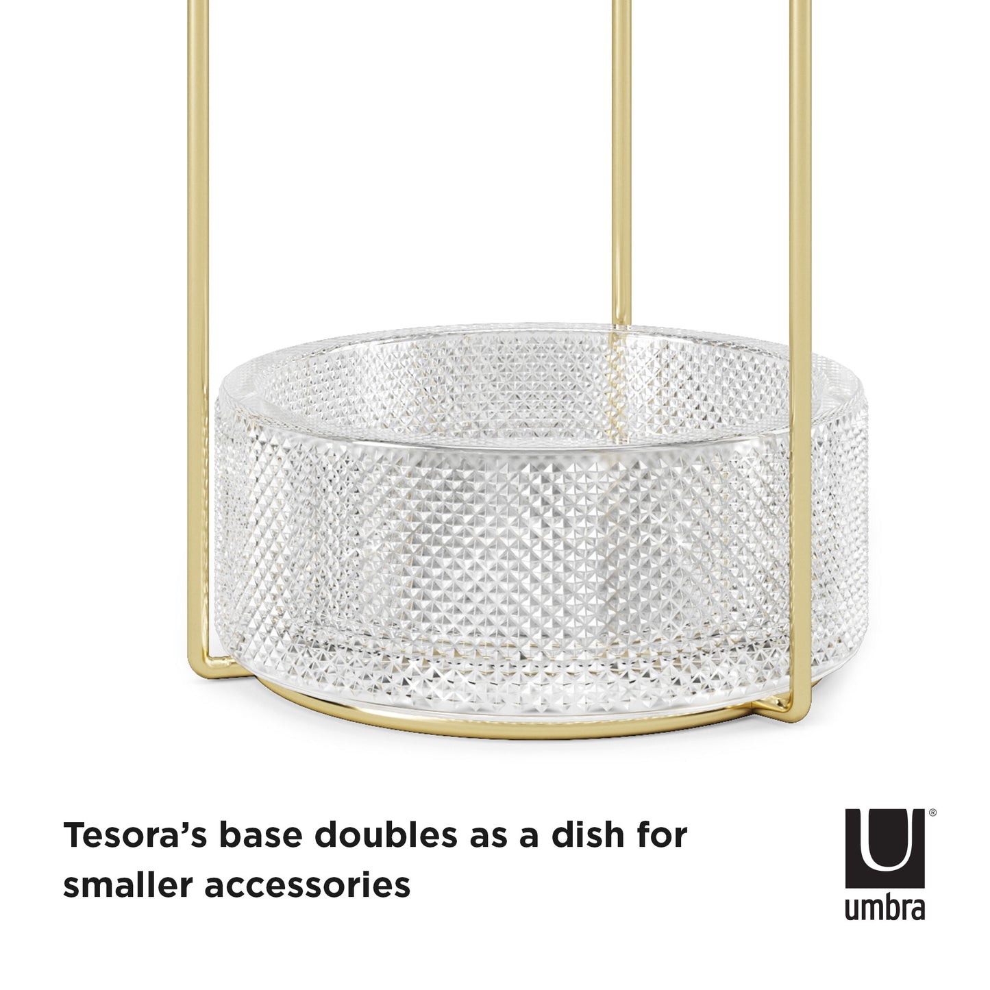 Tesora Jewelry Stand Brass